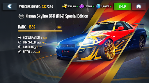 Asphalt 8 - Rennen Auto Spiel Bildschirmfoto 1