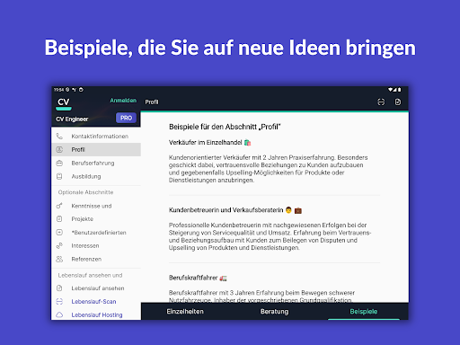 Lebenslauf Erstellen - Resume Bildschirmfoto 10