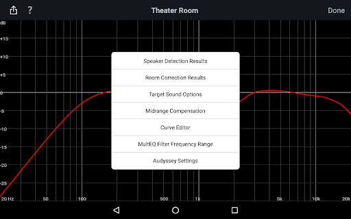 Audyssey MultEQ Editor app Bildschirmfoto 11