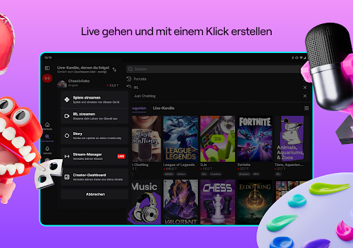 Twitch: Live-Streaming Bildschirmfoto 21