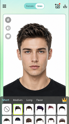 Hairstyle Try On: KI-Frisuren Bildschirmfoto 4