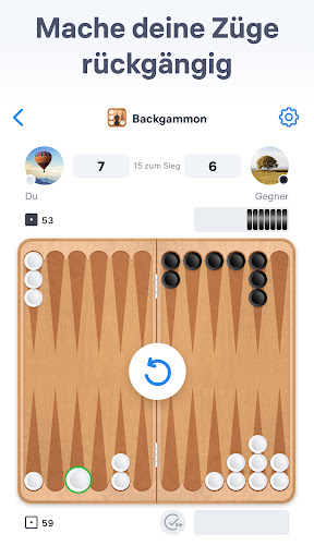 Backgammon - Brettspiel Bildschirmfoto 3