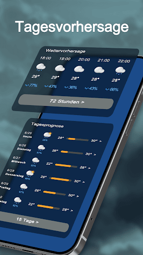Live-Wetter & Regenradar Bildschirmfoto 4