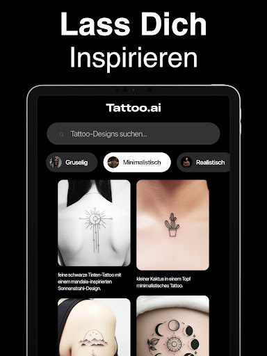 Tattoo AI – Tattoo-Designs Bildschirmfoto 12