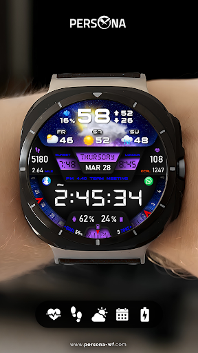 PER27 Digital Watch Face Bildschirmfoto 7