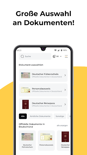 Passbilder App für Deutschland Bildschirmfoto 3