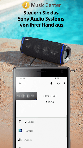 Sony | Music Center Bildschirmfoto 2