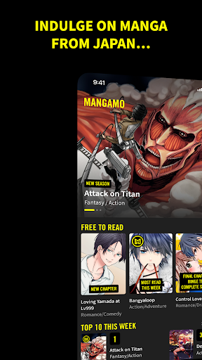 Mangamo Manga & Comics Bildschirmfoto 1