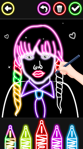 Princess Coloring Book Glitter Bildschirmfoto 8