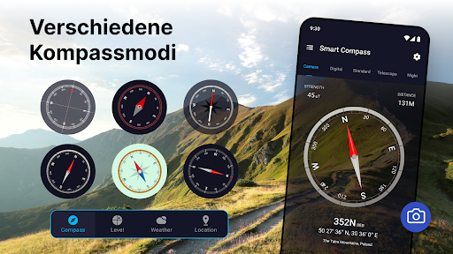 Kompass - Digitaler Kompass Bildschirmfoto 4