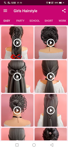 Girls Hairstyle Step By Step Bildschirmfoto 3
