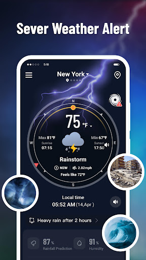 Know Weather: Live Radar Bildschirmfoto 2