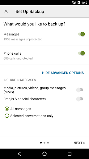 SMS Backup & Restore Pro Bildschirmfoto 6
