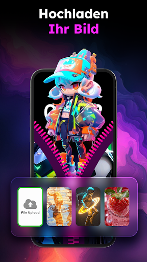 Zipper Lock Wallpapers Screen Bildschirmfoto 9
