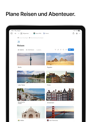Notion: Notizen, Aufgaben, KI Bildschirmfoto 13