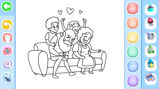 Family Love Coloring Book Bildschirmfoto 13