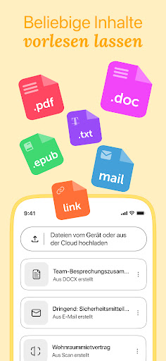 Listen AI: Text zu Sprache Bildschirmfoto 1