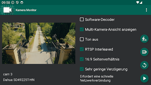 IP Kamera Monitor - cctv Bildschirmfoto 9