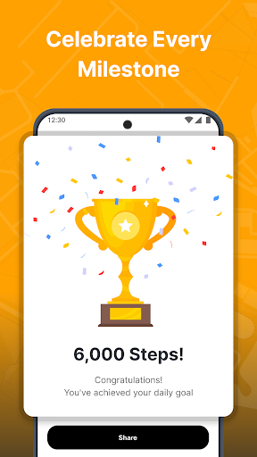 Step Tracker Launcher Bildschirmfoto 8