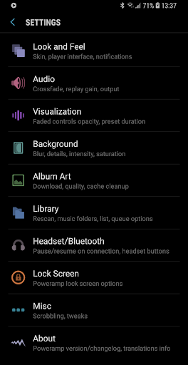 Poweramp Full Version Unlocker Bildschirmfoto 6