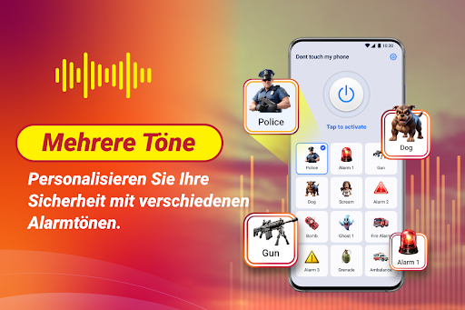 Anti-Diebstahl-Telefonalarm Bildschirmfoto 1