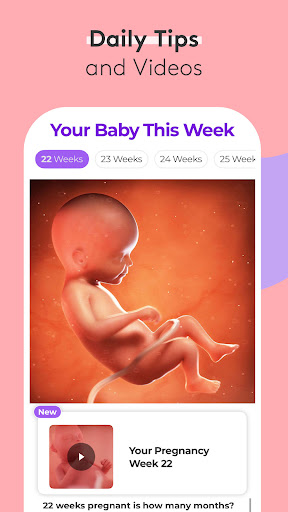 Pregnancy Tracker & Baby App Bildschirmfoto 4