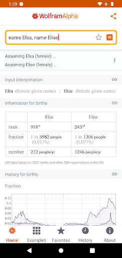 WolframAlpha Classic Bildschirmfoto 3