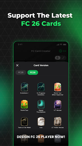 FUT 26 Card Creator Bildschirmfoto 2
