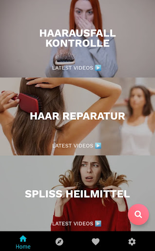 Haarpflege App Deutsch Bildschirmfoto 1