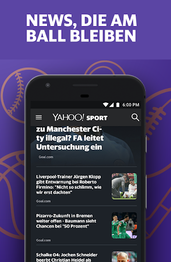 Yahoo Sport Bildschirmfoto 3