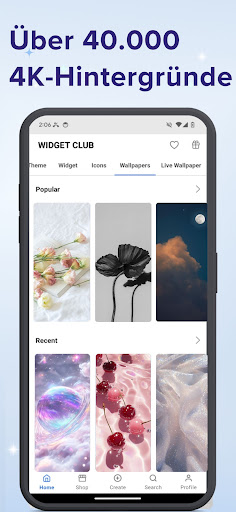 WidgetClub: Widget, Icon,Theme Bildschirmfoto 5