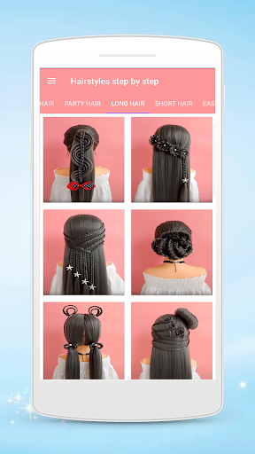 Frisuren Schritt für Schritt Bildschirmfoto 6