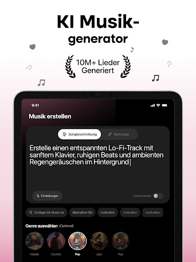 MyTunes: KI-Musik-Generator Bildschirmfoto 5