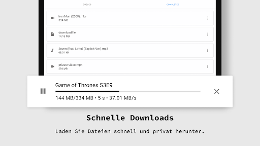 Privater Browser Inkognito App Bildschirmfoto 4