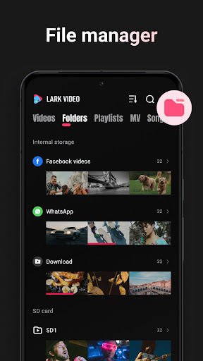 Lark Video speler Bildschirmfoto 4