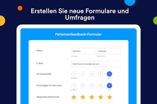 Jotform Formular & Umfrage Bildschirmfoto 10