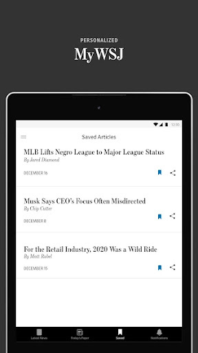 The Wall Street Journal. News Bildschirmfoto 6