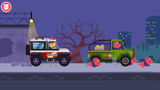 Dinosaurier-Polizeiauto Spiele Bildschirmfoto 4