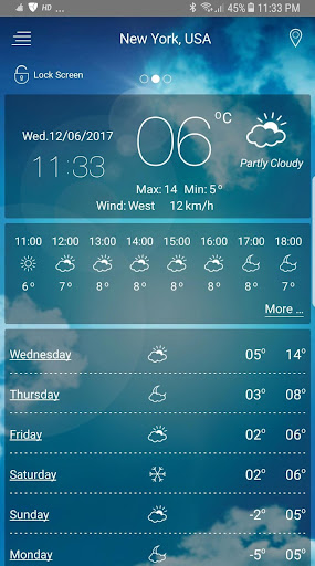 Wetter de - Wettervorhersage Bildschirmfoto 8