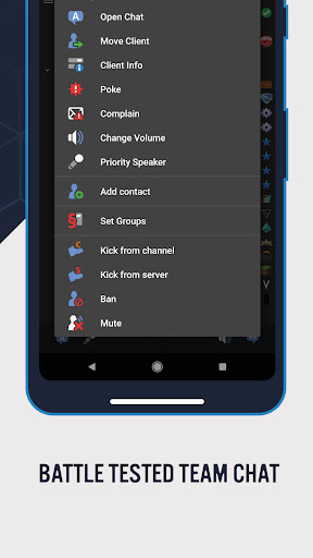 TeamSpeak 3 - Voice Chat Bildschirmfoto 1