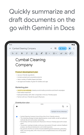Google Docs Bildschirmfoto 5