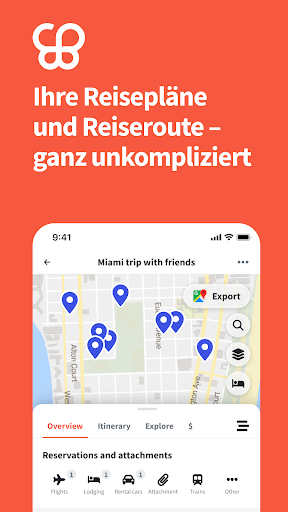 Wanderlog reisen routenplaner Bildschirmfoto 1