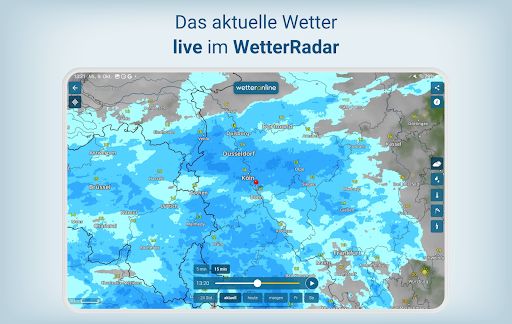 Wetter Online - RegenRadar Bildschirmfoto 12