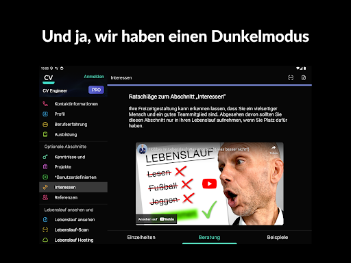 Lebenslauf Erstellen - Resume Bildschirmfoto 8