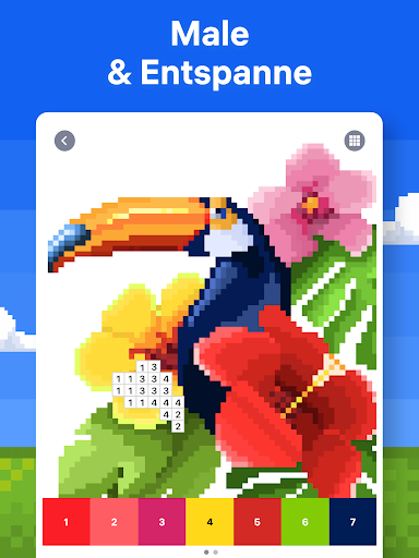 Pixel Art - Malen nach Zahlen Bildschirmfoto 6
