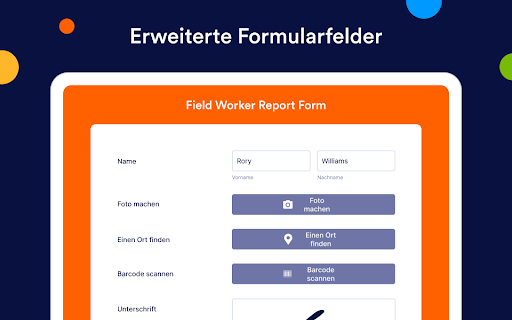 Jotform Formular & Umfrage Bildschirmfoto 3