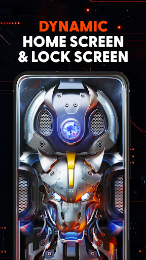 Futuristic 3D Tech Wallpaper Bildschirmfoto 5