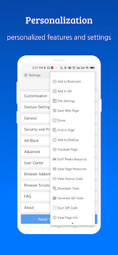 X Browser -Light & Super fast Bildschirmfoto 3