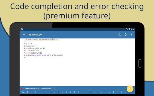 Pydroid 3 - IDE for Python 3 Bildschirmfoto 14
