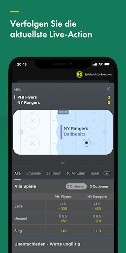 bet365 Sportwetten Bildschirmfoto 3